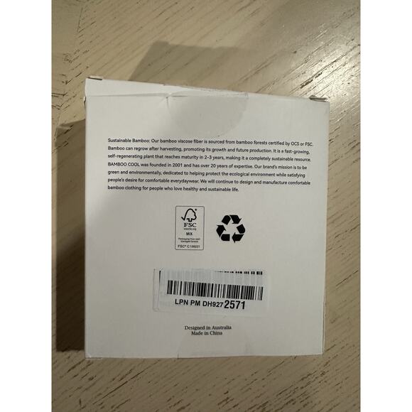 BAMBOO COOL Men's Medium Tagless Briefs Coverd Waistband Comfort Soft Underwear - Picture 2 of 5